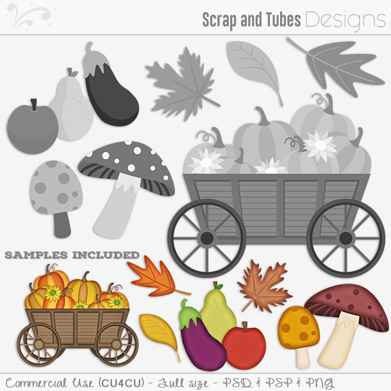 Autumnal Wheelbarrow Templates - Click Image to Close